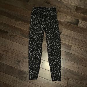 Dark print leggings from Old Navy